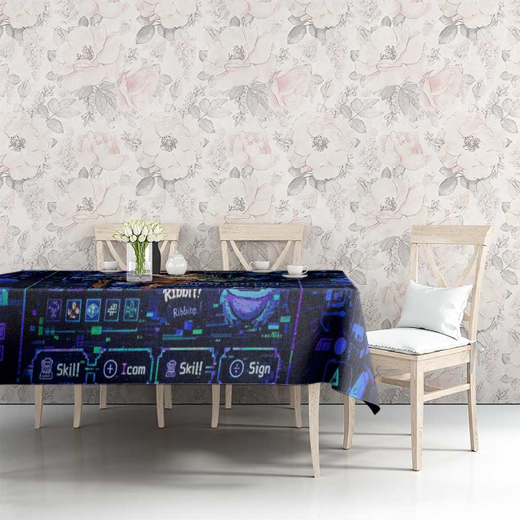 Kazuma Steal Skill Tablecloth Retro Anime RPG Interface Style