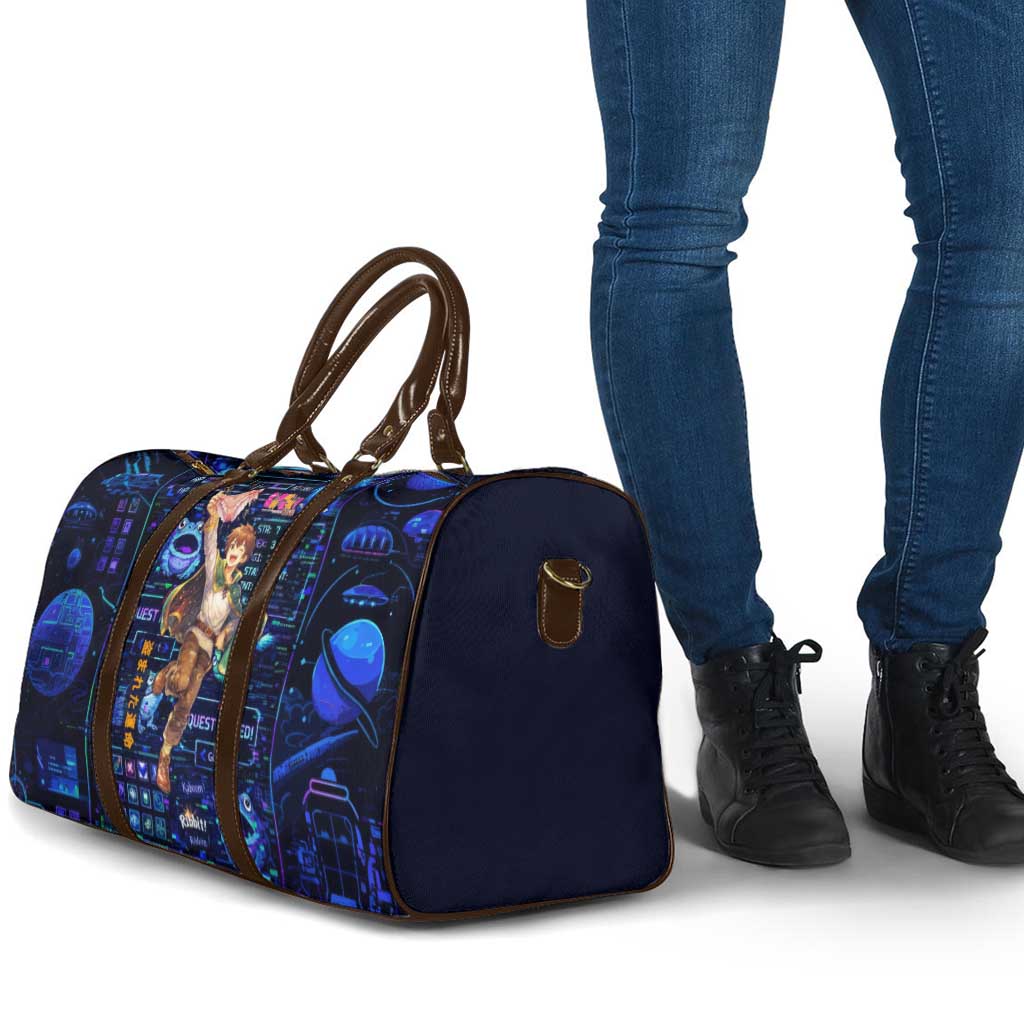 Kazuma Steal Skill Travel Bag Retro Anime RPG Interface Style