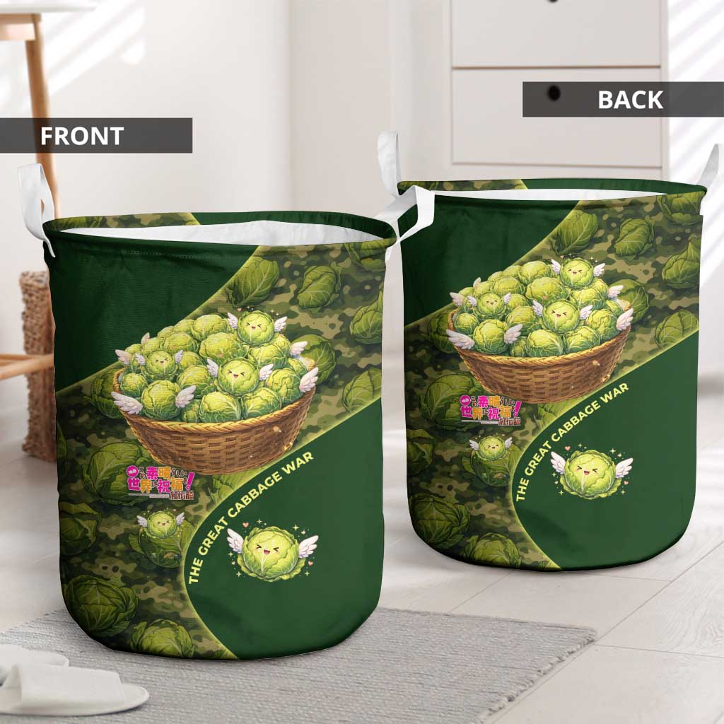 The Great Cabbage War Laundry Basket Whimsical Fantasy Game Art Style
