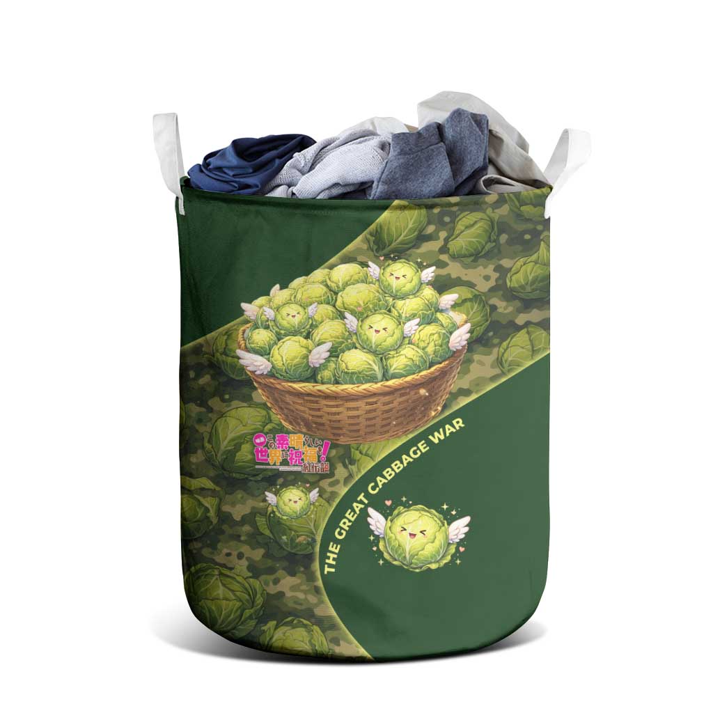 The Great Cabbage War Laundry Basket Whimsical Fantasy Game Art Style
