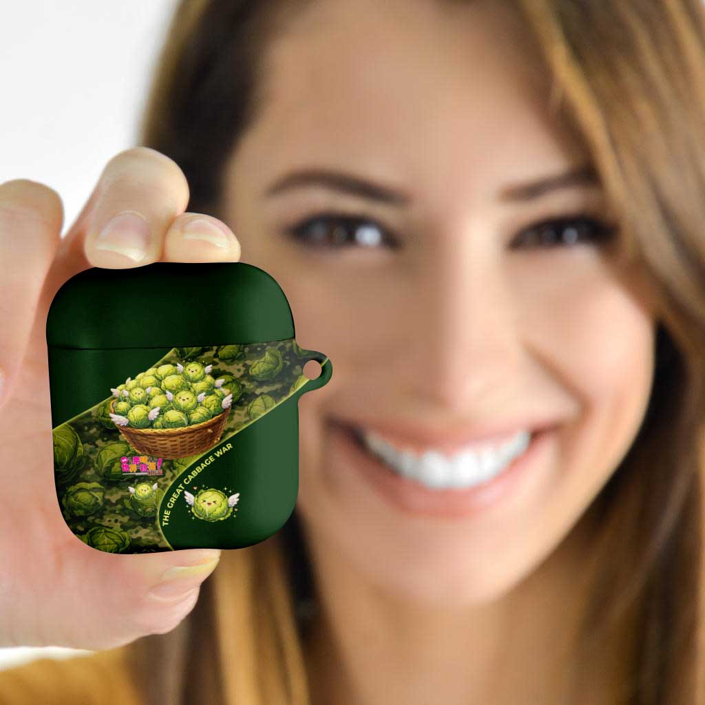 The Great Cabbage War AirPods Case Whimsical Fantasy Game Art Style
