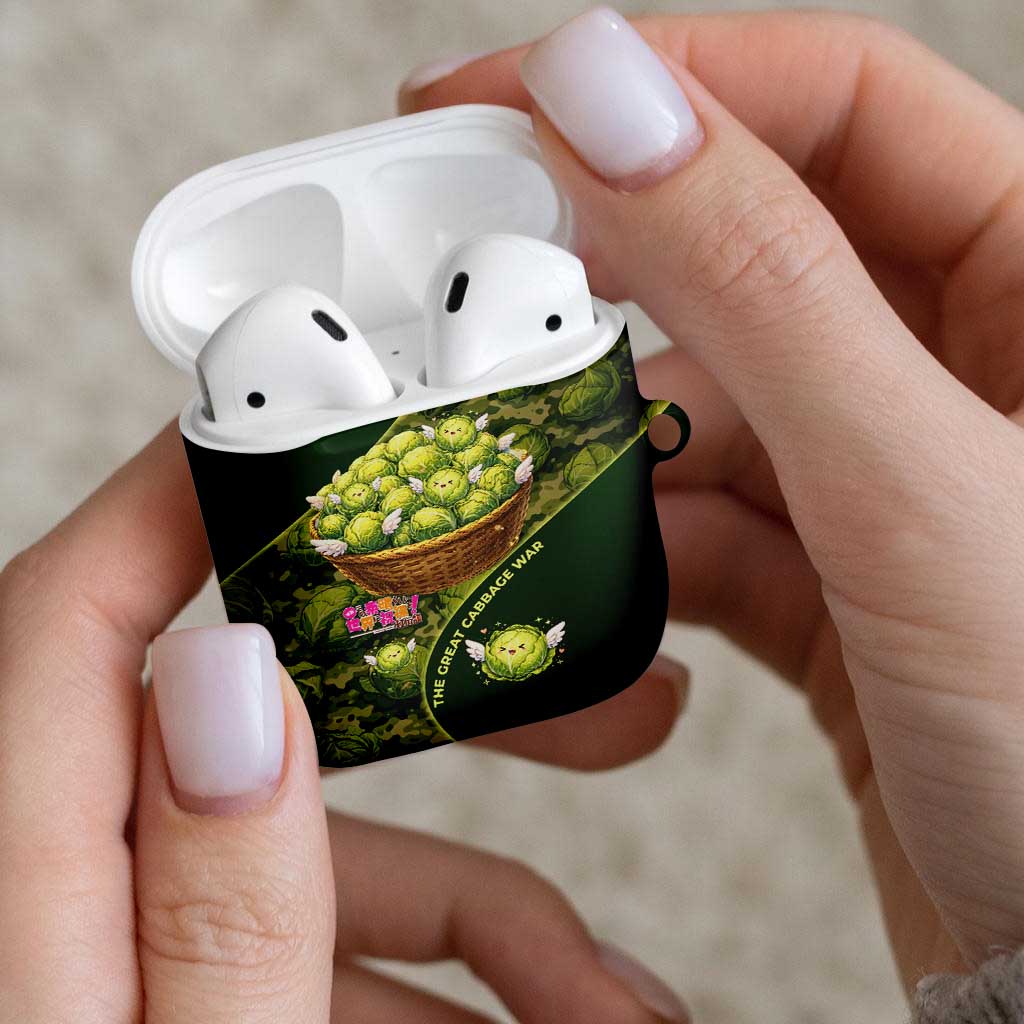 The Great Cabbage War AirPods Case Whimsical Fantasy Game Art Style