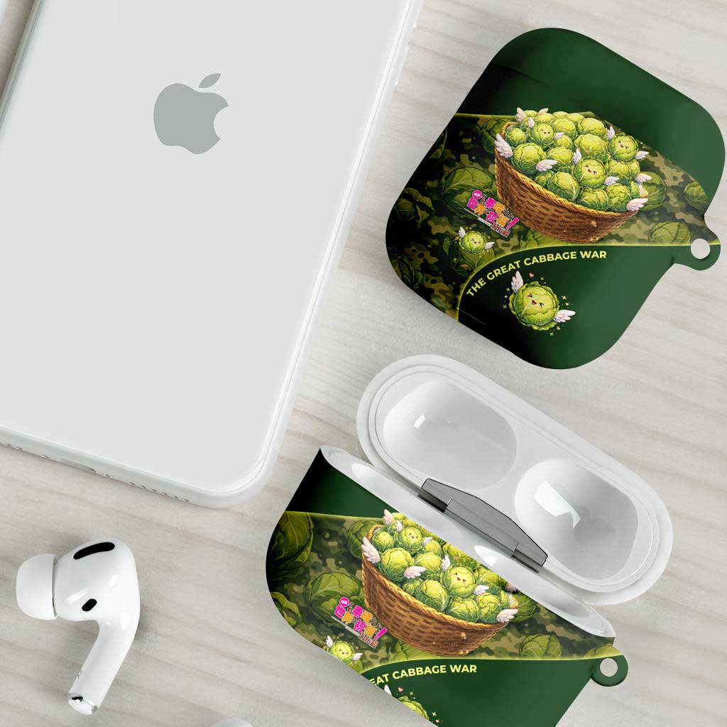 The Great Cabbage War AirPods Case Whimsical Fantasy Game Art Style