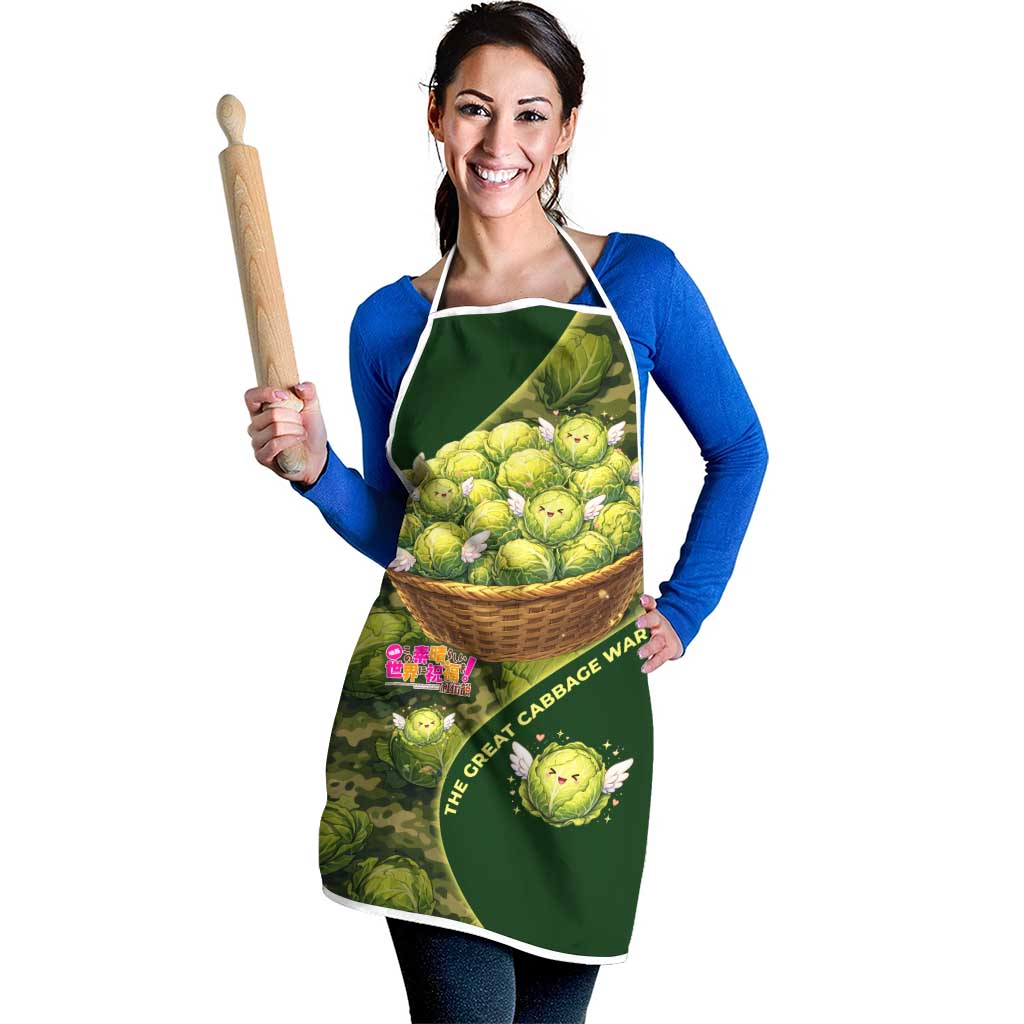 The Great Cabbage War Apron Whimsical Fantasy Game Art Style