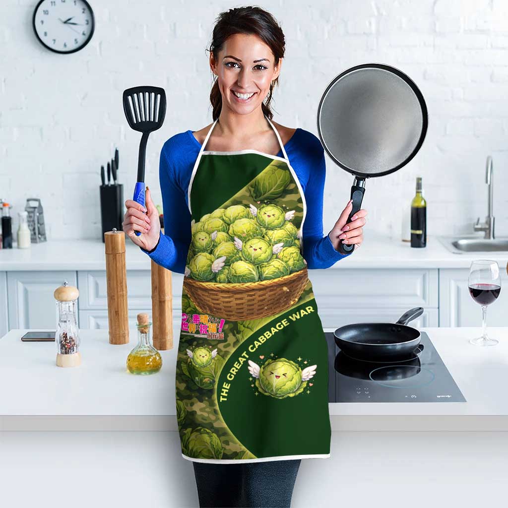 The Great Cabbage War Apron Whimsical Fantasy Game Art Style