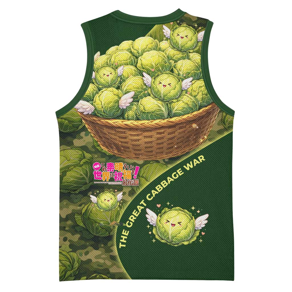 The Great Cabbage War Basketball Jersey Whimsical Fantasy Game Art Style