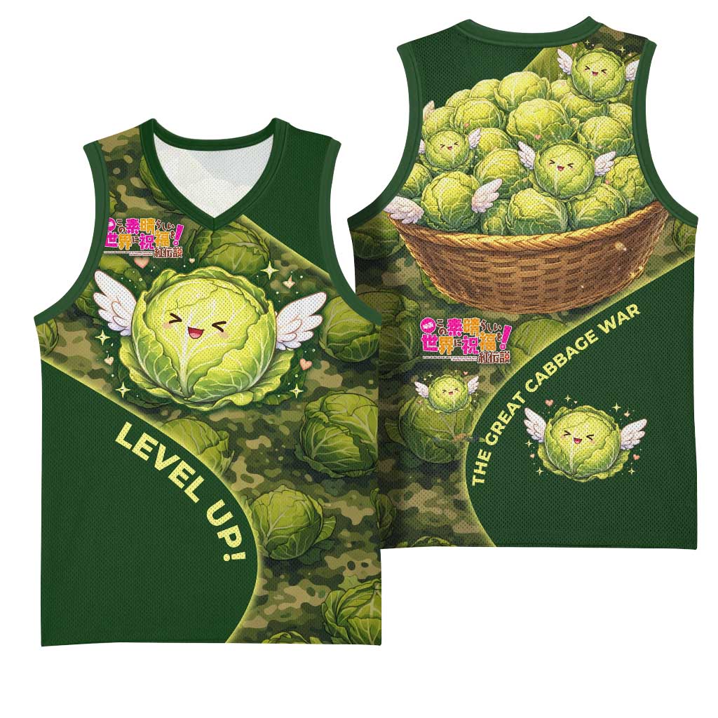 The Great Cabbage War Basketball Jersey Whimsical Fantasy Game Art Style
