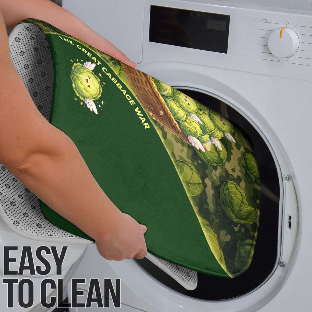 The Great Cabbage War Bathroom Set Whimsical Fantasy Game Art Style