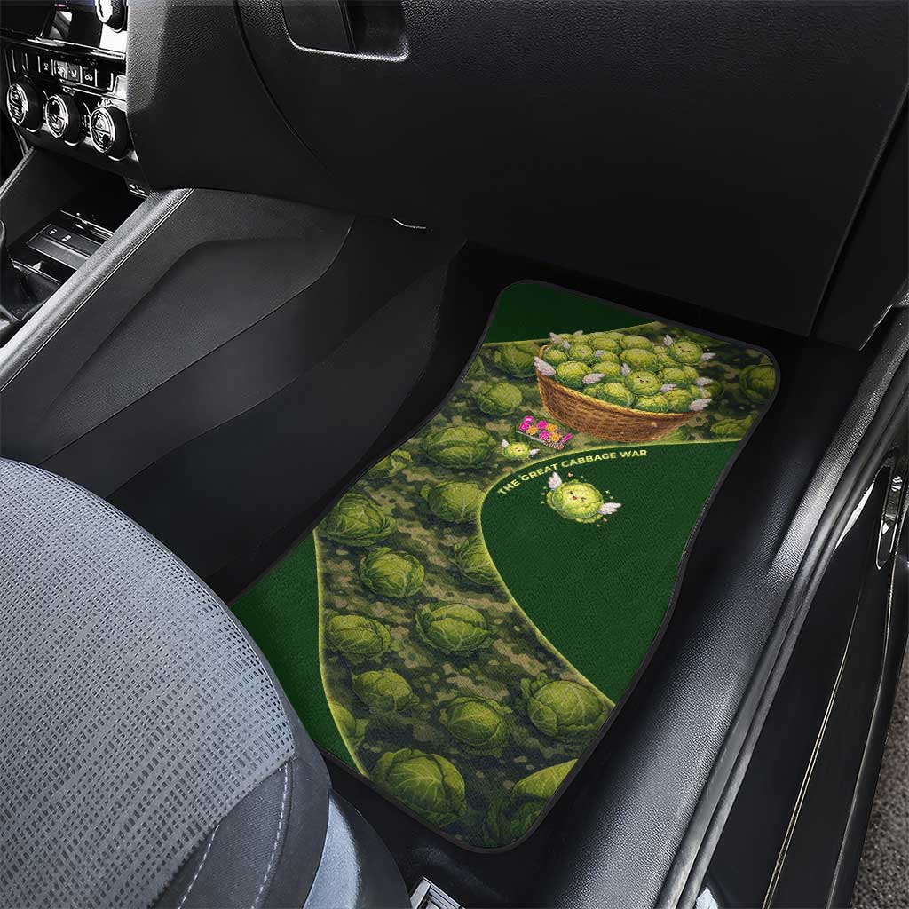 The Great Cabbage War Car Mats Whimsical Fantasy Game Art Style