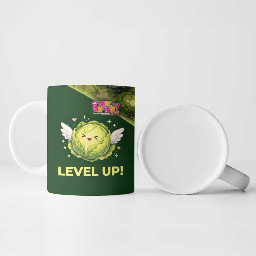 The Great Cabbage War Ceramic Mug Whimsical Fantasy Game Art Style
