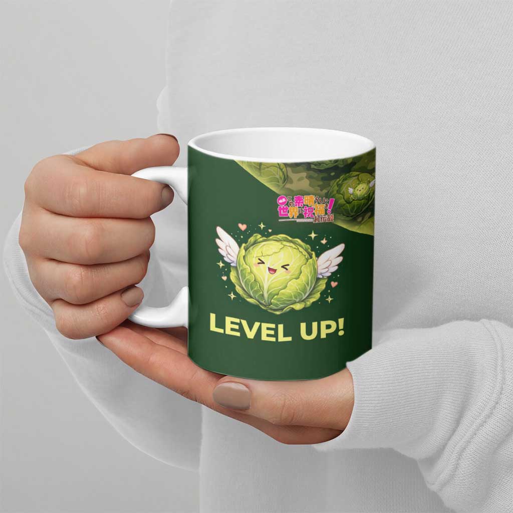 The Great Cabbage War Ceramic Mug Whimsical Fantasy Game Art Style