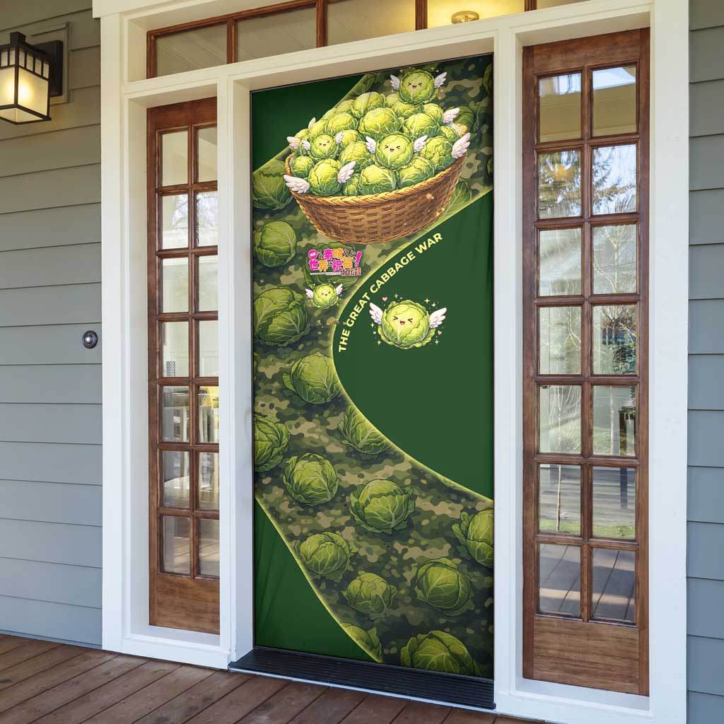The Great Cabbage War Door Cover Whimsical Fantasy Game Art Style