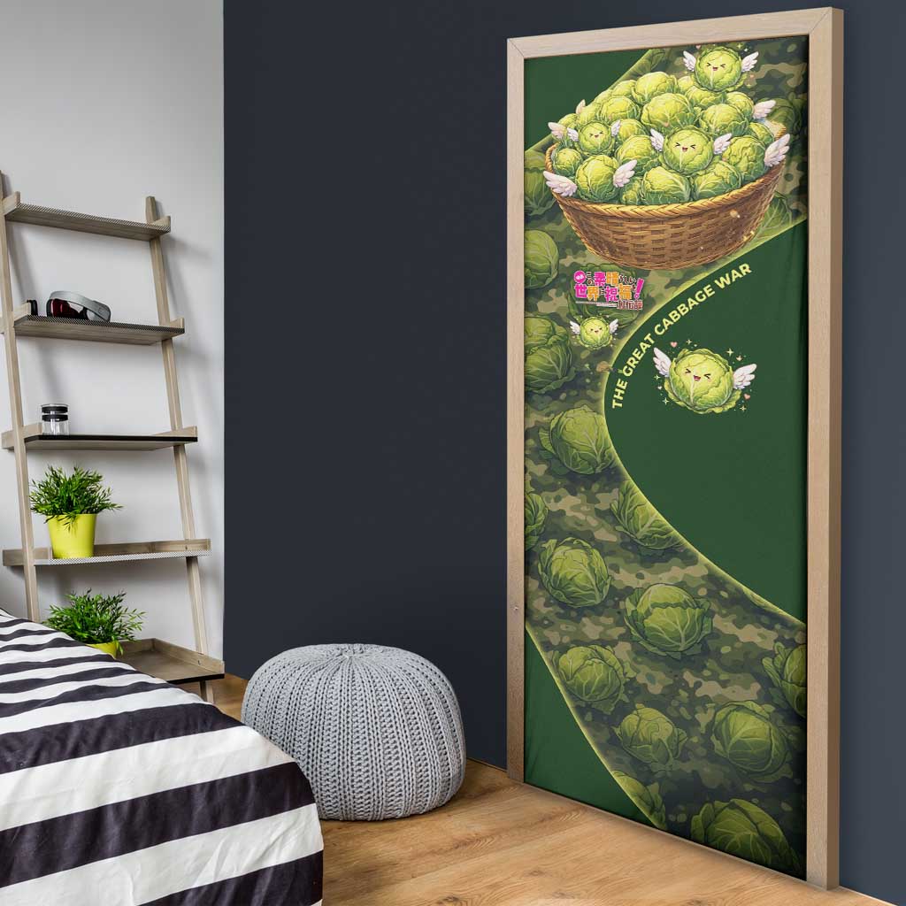 The Great Cabbage War Door Cover Whimsical Fantasy Game Art Style