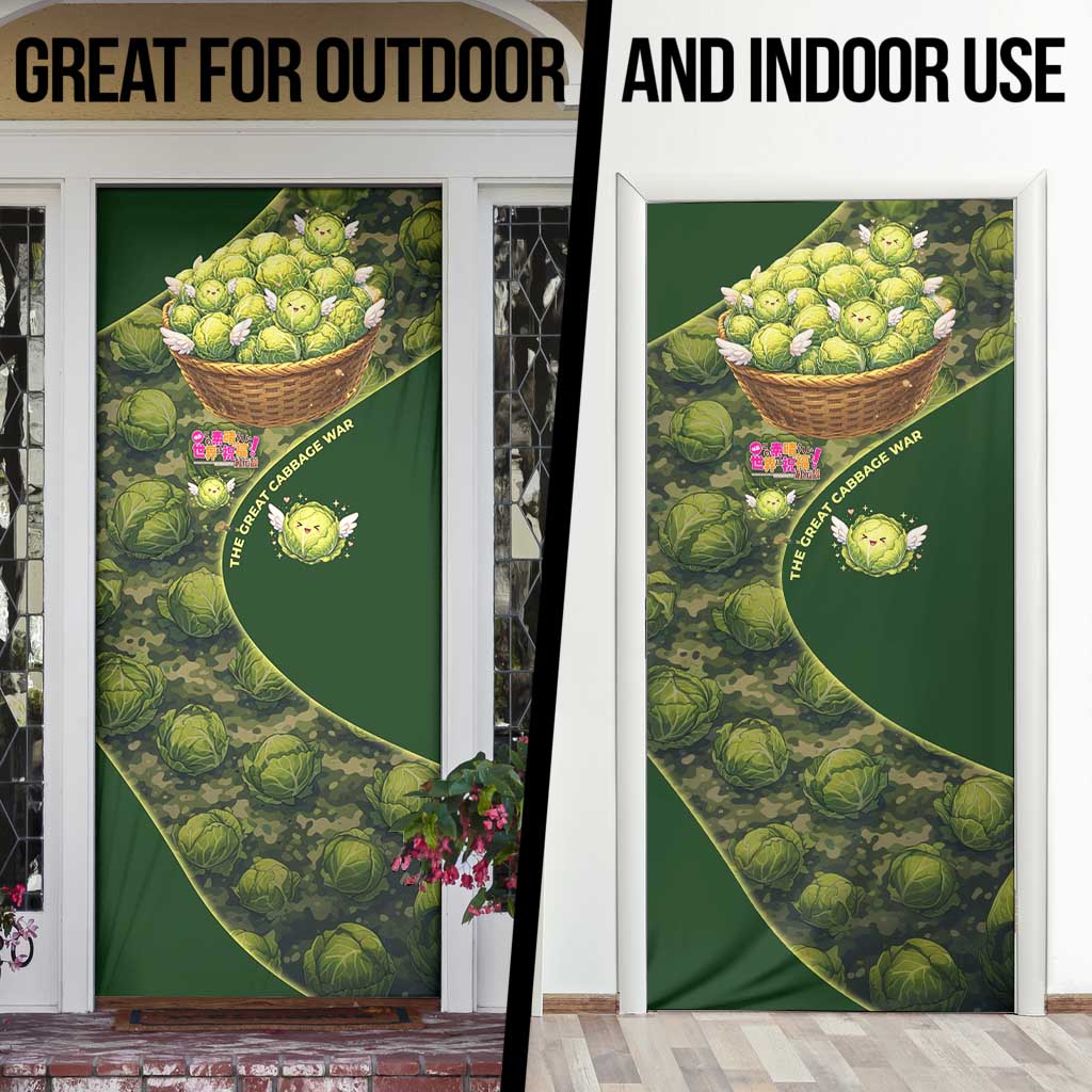The Great Cabbage War Door Cover Whimsical Fantasy Game Art Style
