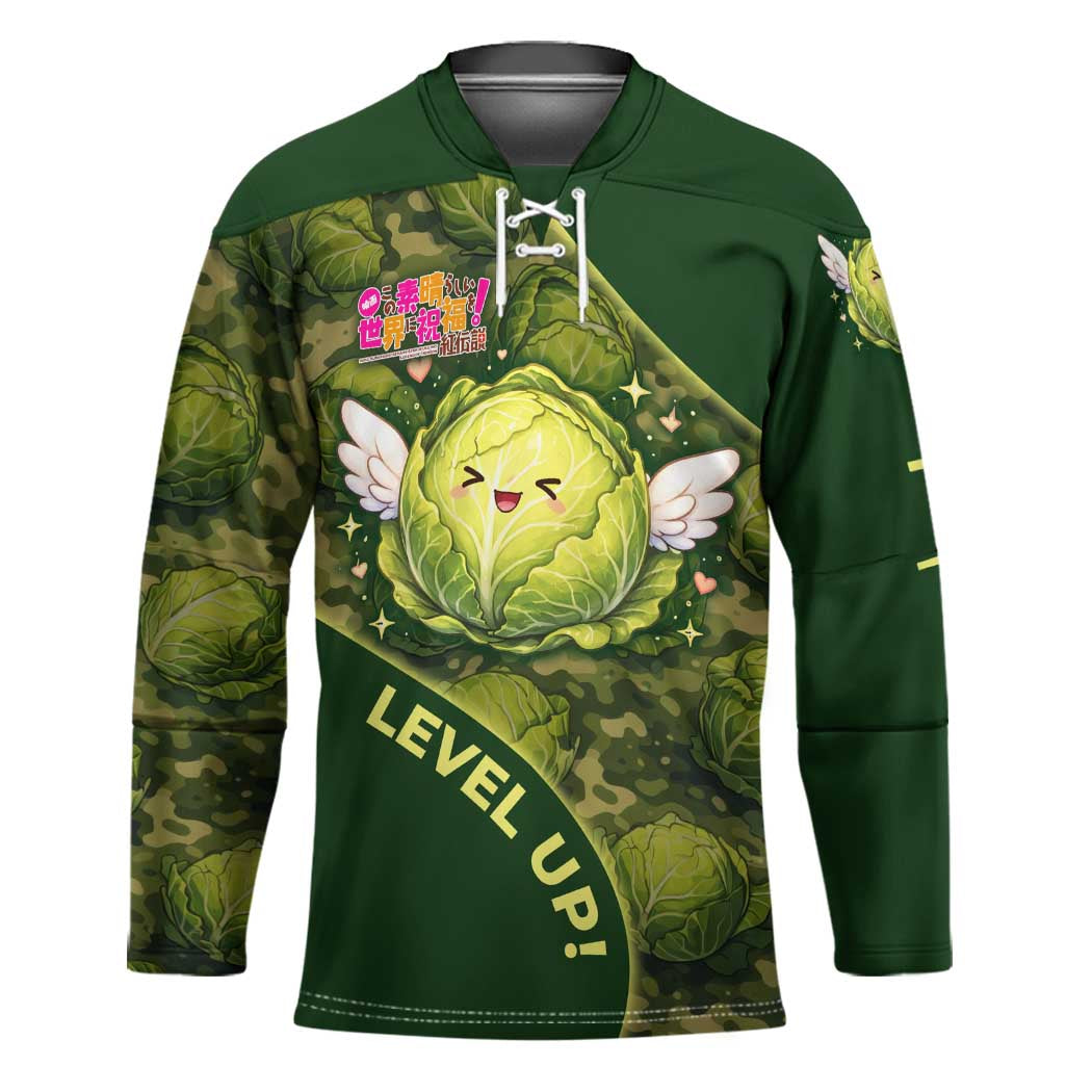 The Great Cabbage War Hockey Jersey Whimsical Fantasy Game Art Style