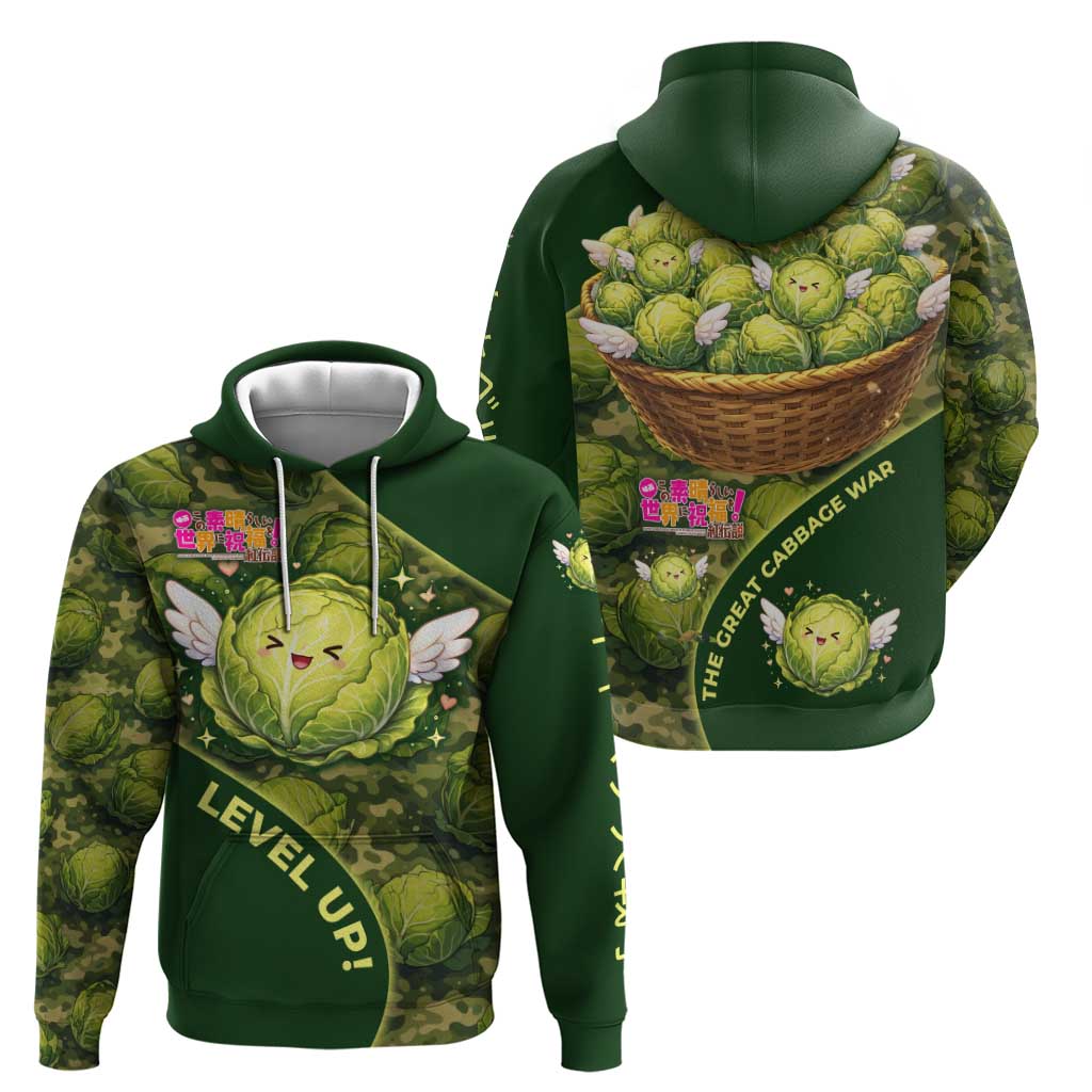 The Great Cabbage War Hoodie Whimsical Fantasy Game Art Style