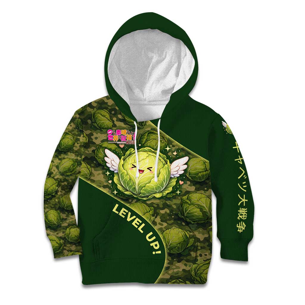 The Great Cabbage War Kid Hoodie Whimsical Fantasy Game Art Style