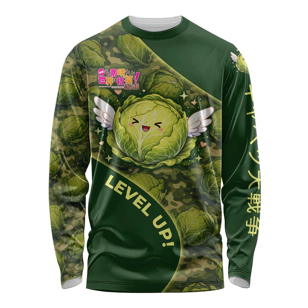 The Great Cabbage War Long Sleeve Shirt Whimsical Fantasy Game Art Style