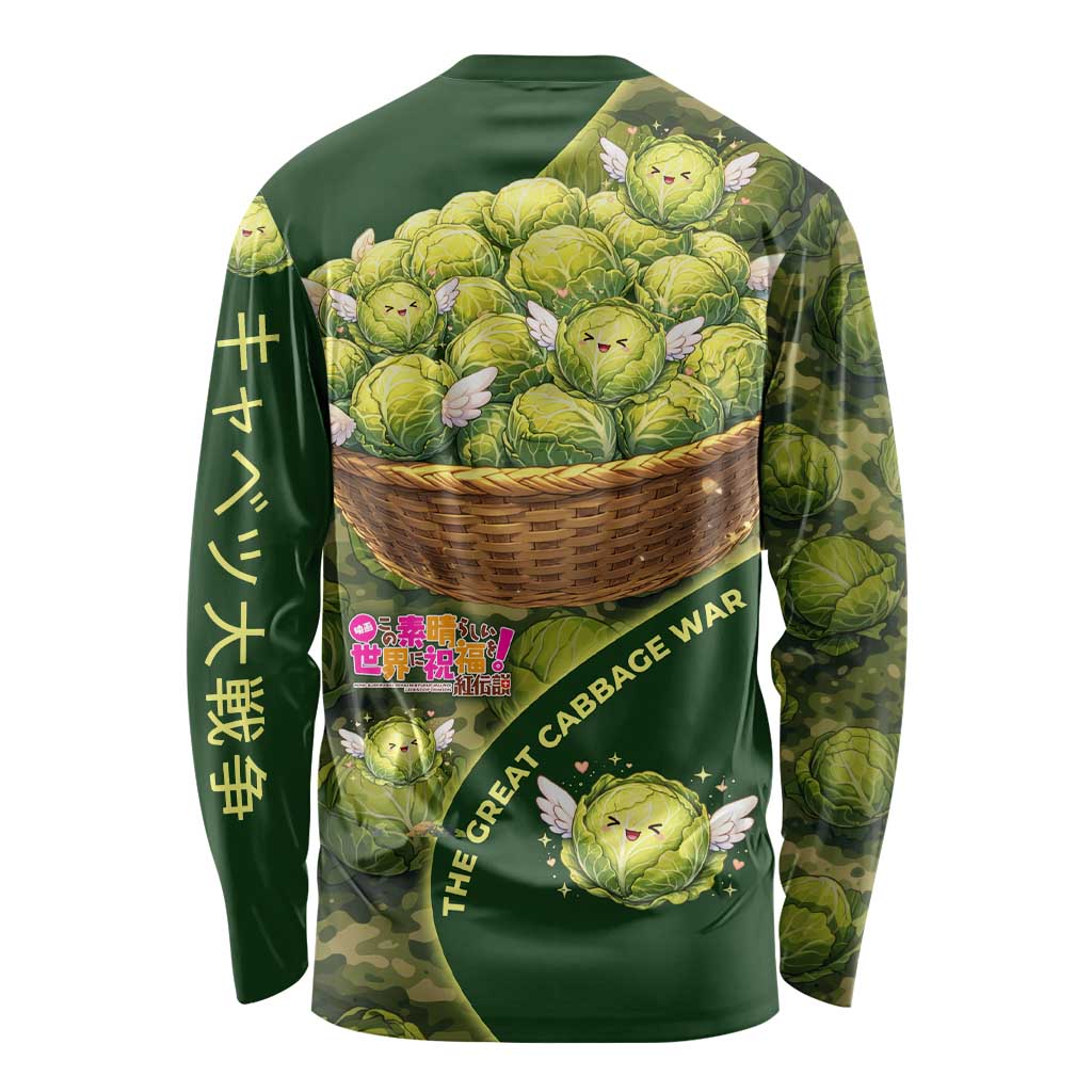 The Great Cabbage War Long Sleeve Shirt Whimsical Fantasy Game Art Style