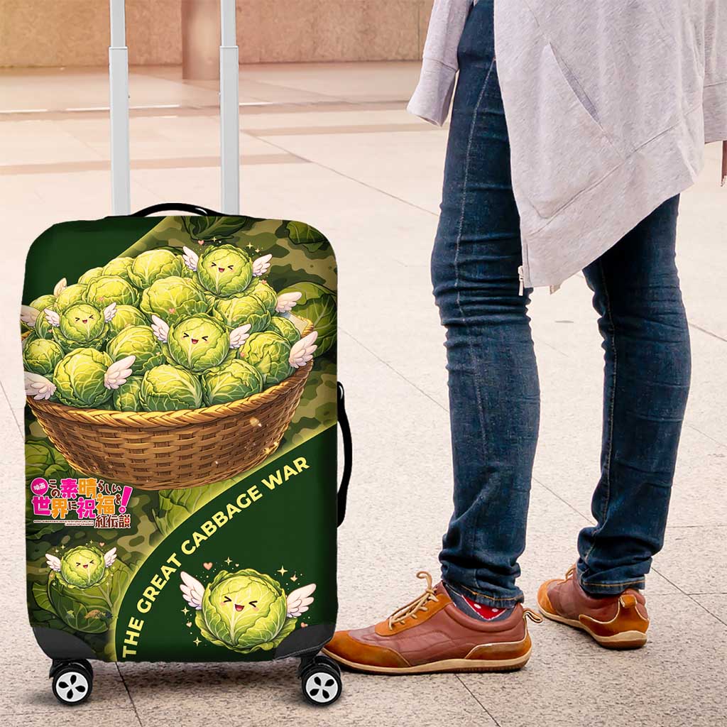 The Great Cabbage War Luggage Cover Whimsical Fantasy Game Art Style
