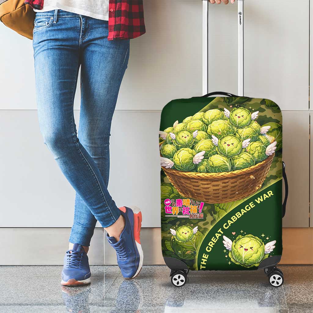 The Great Cabbage War Luggage Cover Whimsical Fantasy Game Art Style