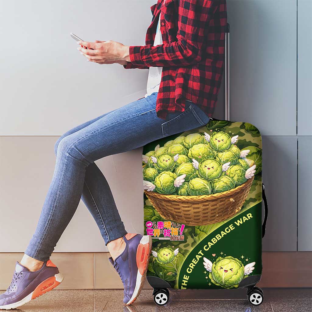 The Great Cabbage War Luggage Cover Whimsical Fantasy Game Art Style