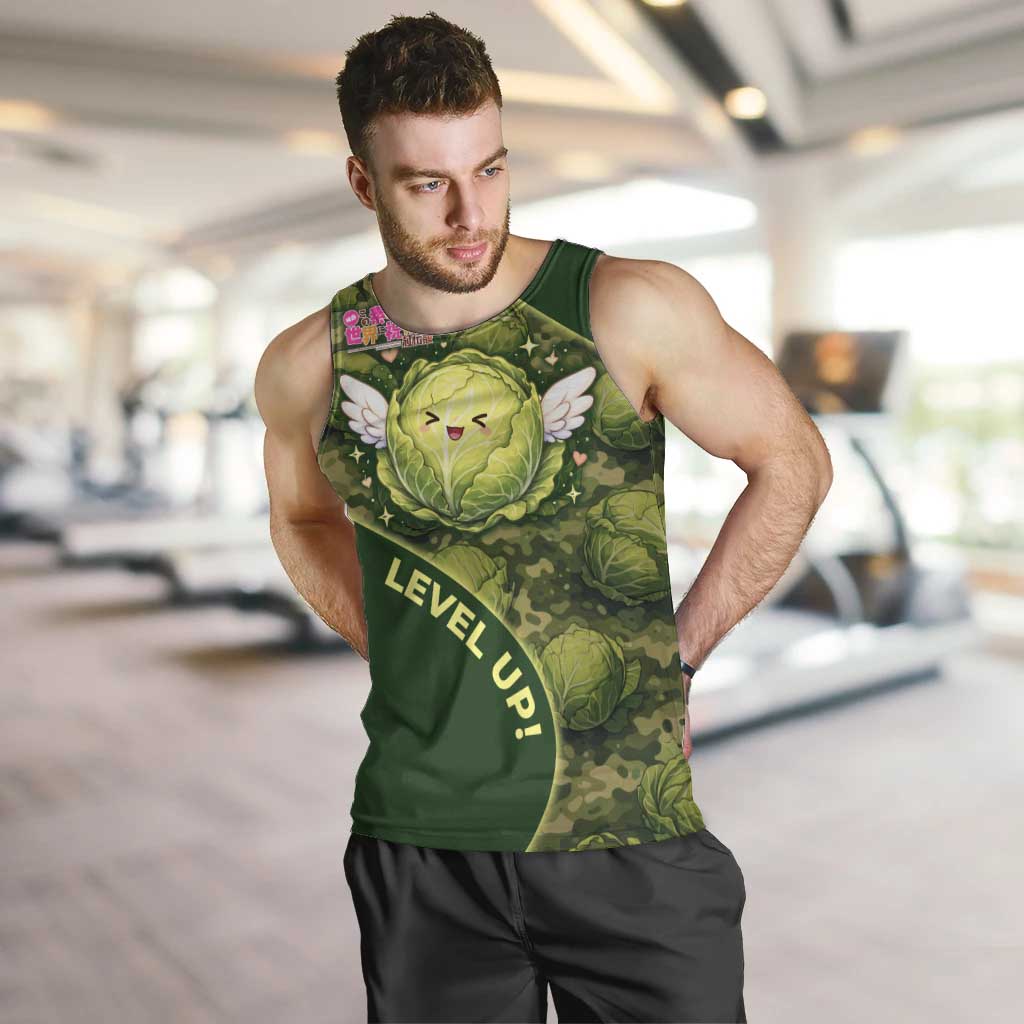 The Great Cabbage War Men Tank Top Whimsical Fantasy Game Art Style