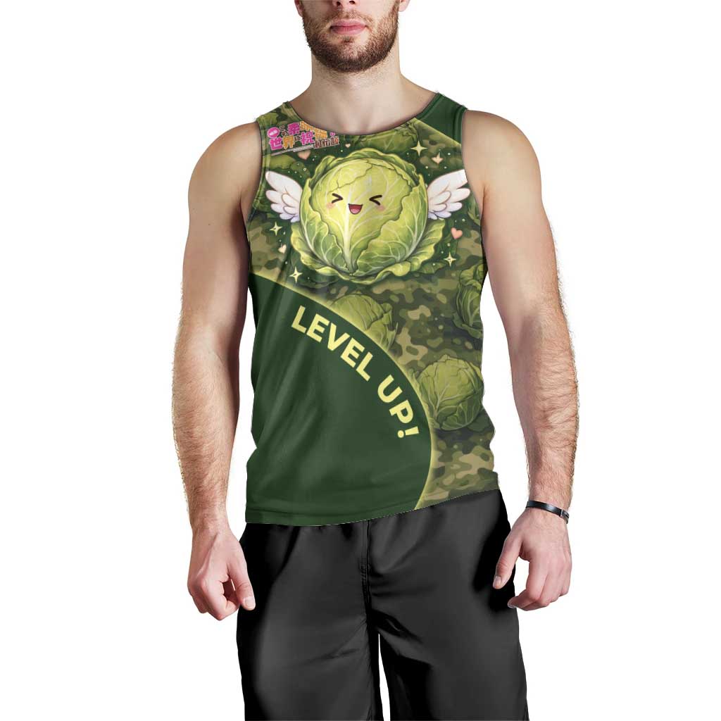 The Great Cabbage War Men Tank Top Whimsical Fantasy Game Art Style