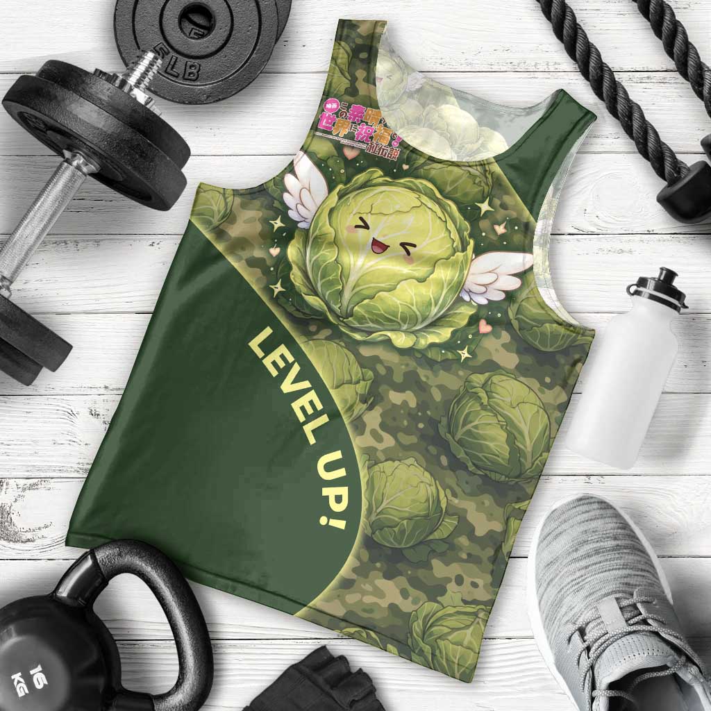 The Great Cabbage War Men Tank Top Whimsical Fantasy Game Art Style