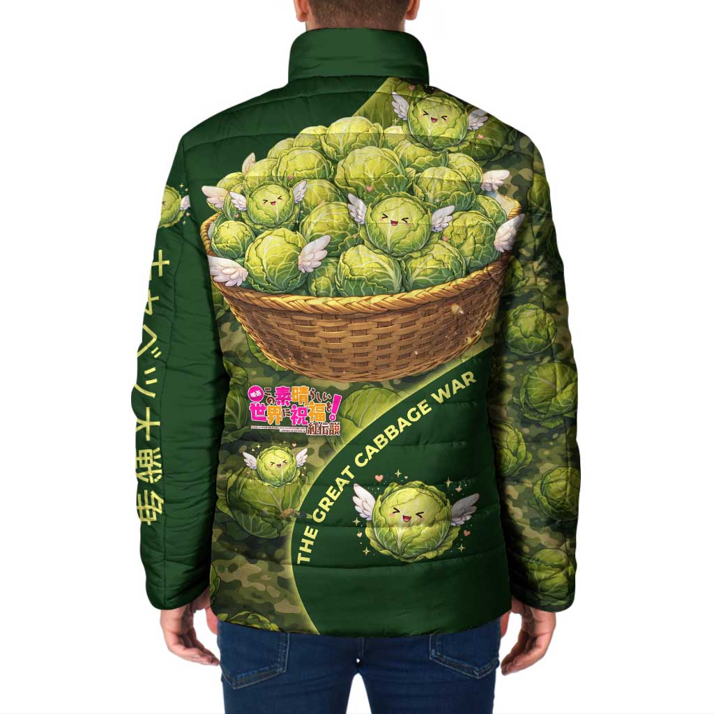 The Great Cabbage War Padded Jacket Whimsical Fantasy Game Art Style