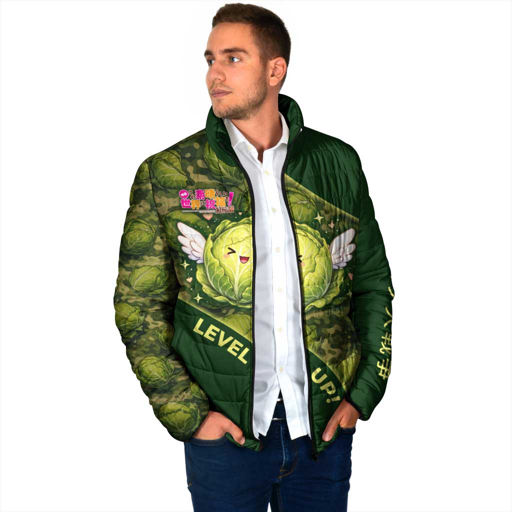 The Great Cabbage War Padded Jacket Whimsical Fantasy Game Art Style