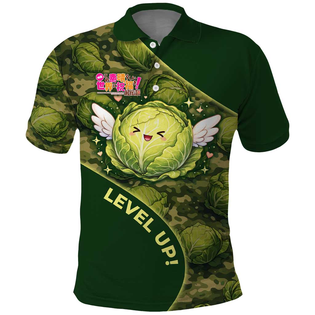 The Great Cabbage War Polo Shirt Whimsical Fantasy Game Art Style