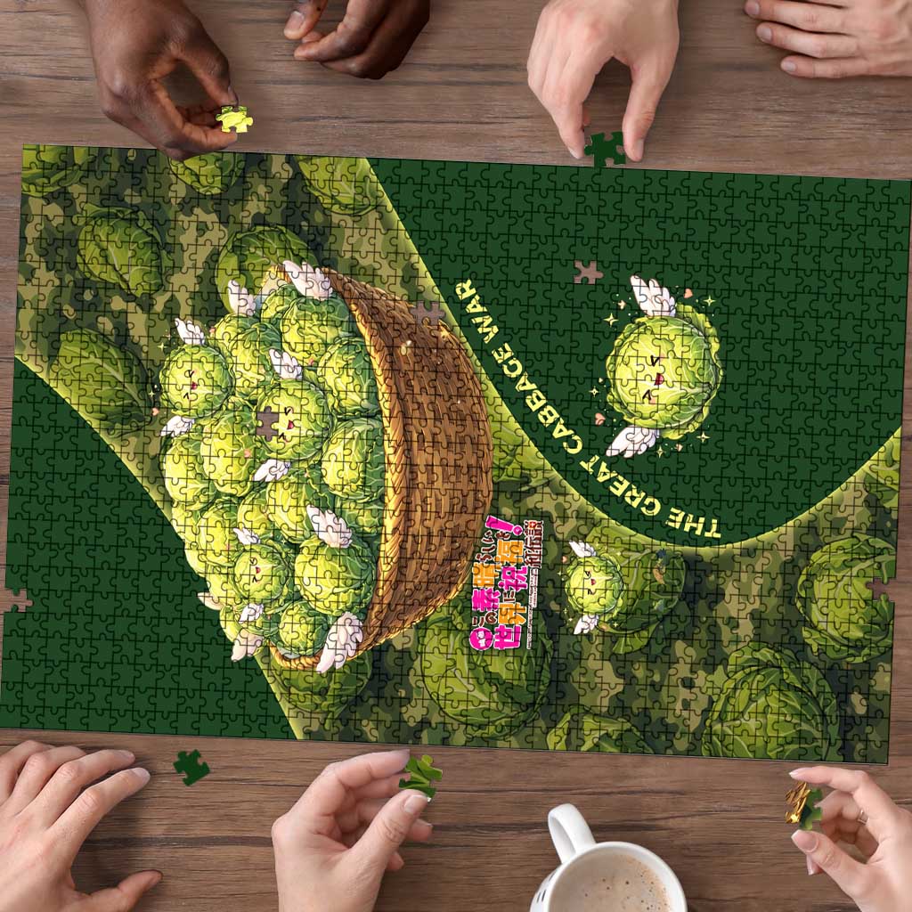 The Great Cabbage War Puzzle Whimsical Fantasy Game Art Style