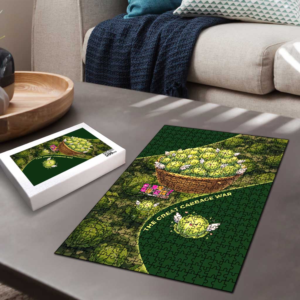 The Great Cabbage War Puzzle Whimsical Fantasy Game Art Style