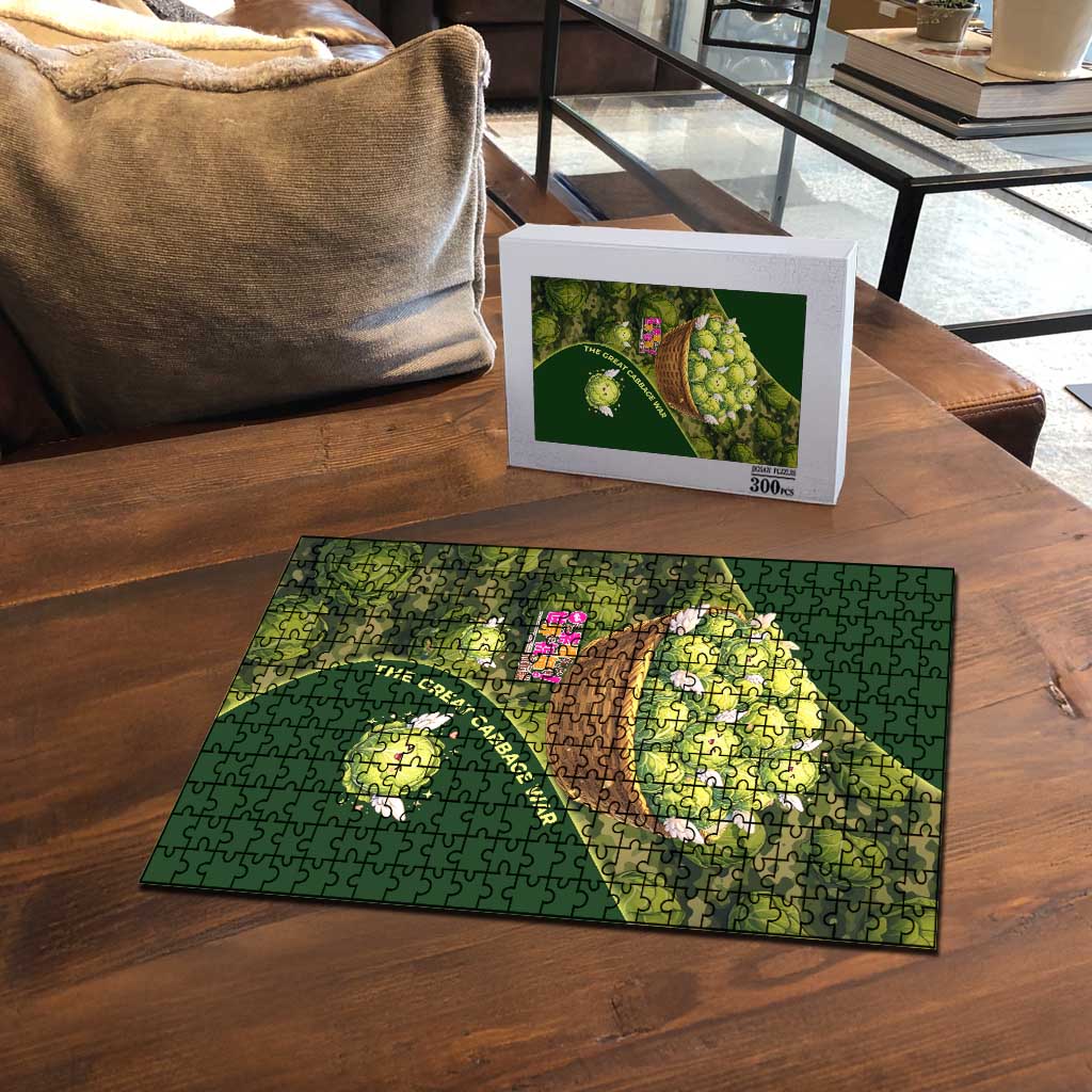 The Great Cabbage War Puzzle Whimsical Fantasy Game Art Style