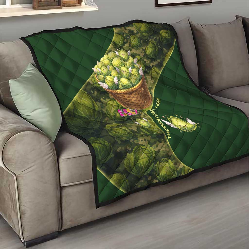 The Great Cabbage War Quilt Whimsical Fantasy Game Art Style