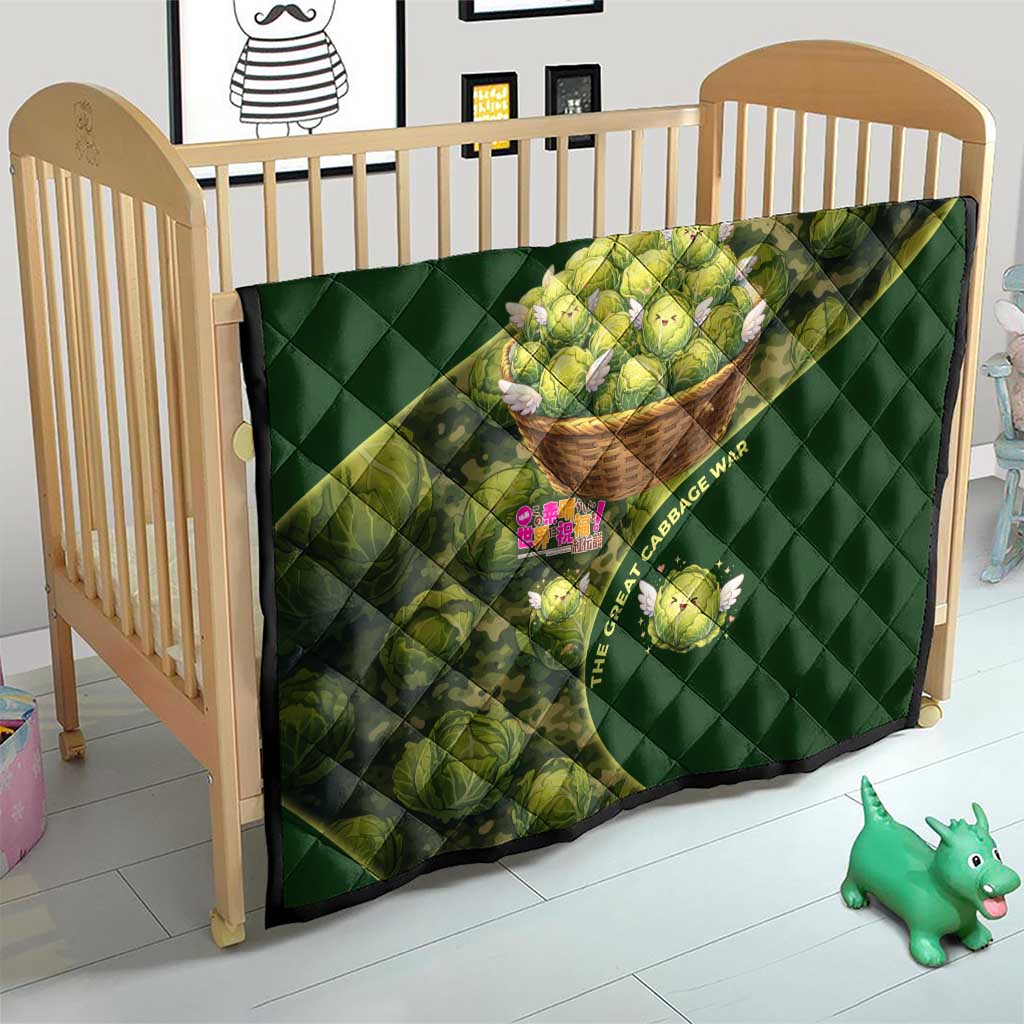 The Great Cabbage War Quilt Whimsical Fantasy Game Art Style