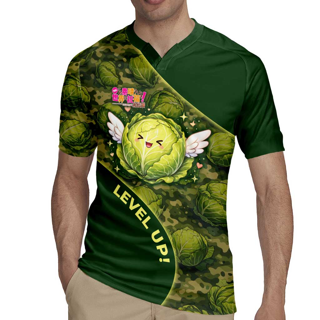 The Great Cabbage War Rugby Jersey Whimsical Fantasy Game Art Style