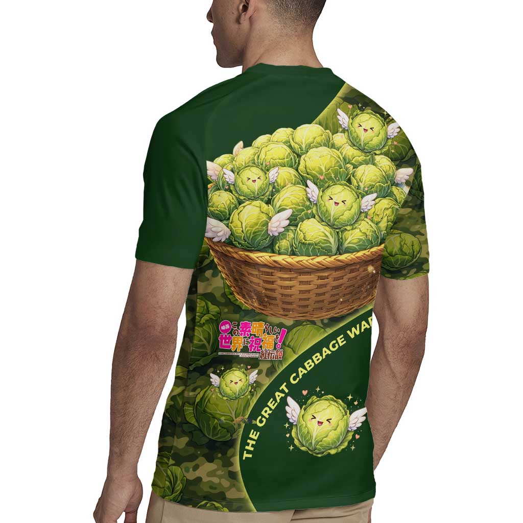 The Great Cabbage War Rugby Jersey Whimsical Fantasy Game Art Style