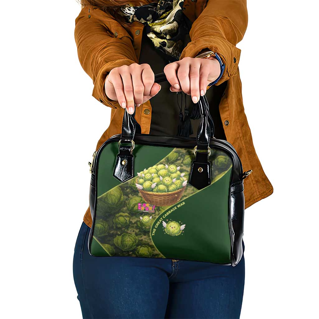 The Great Cabbage War Shoulder Handbag Whimsical Fantasy Game Art Style