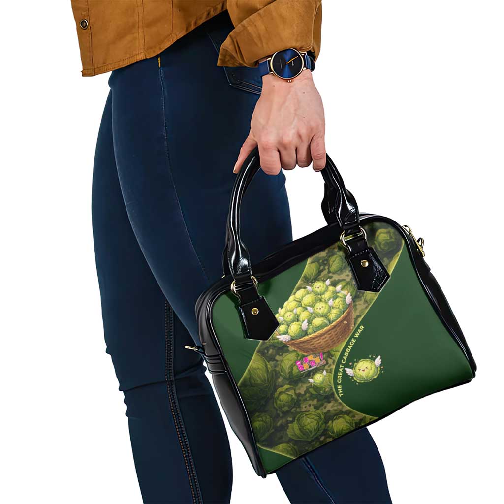 The Great Cabbage War Shoulder Handbag Whimsical Fantasy Game Art Style