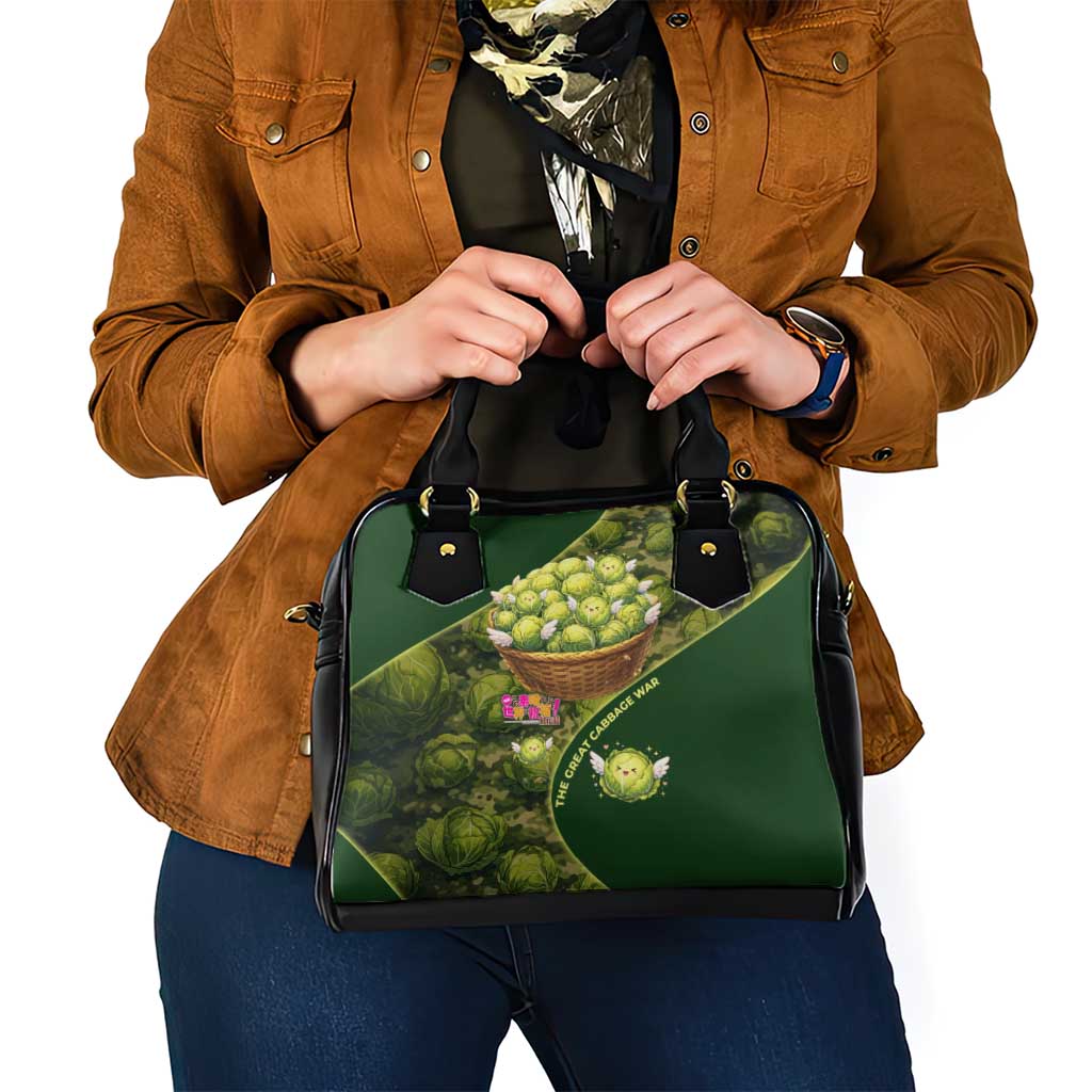 The Great Cabbage War Shoulder Handbag Whimsical Fantasy Game Art Style
