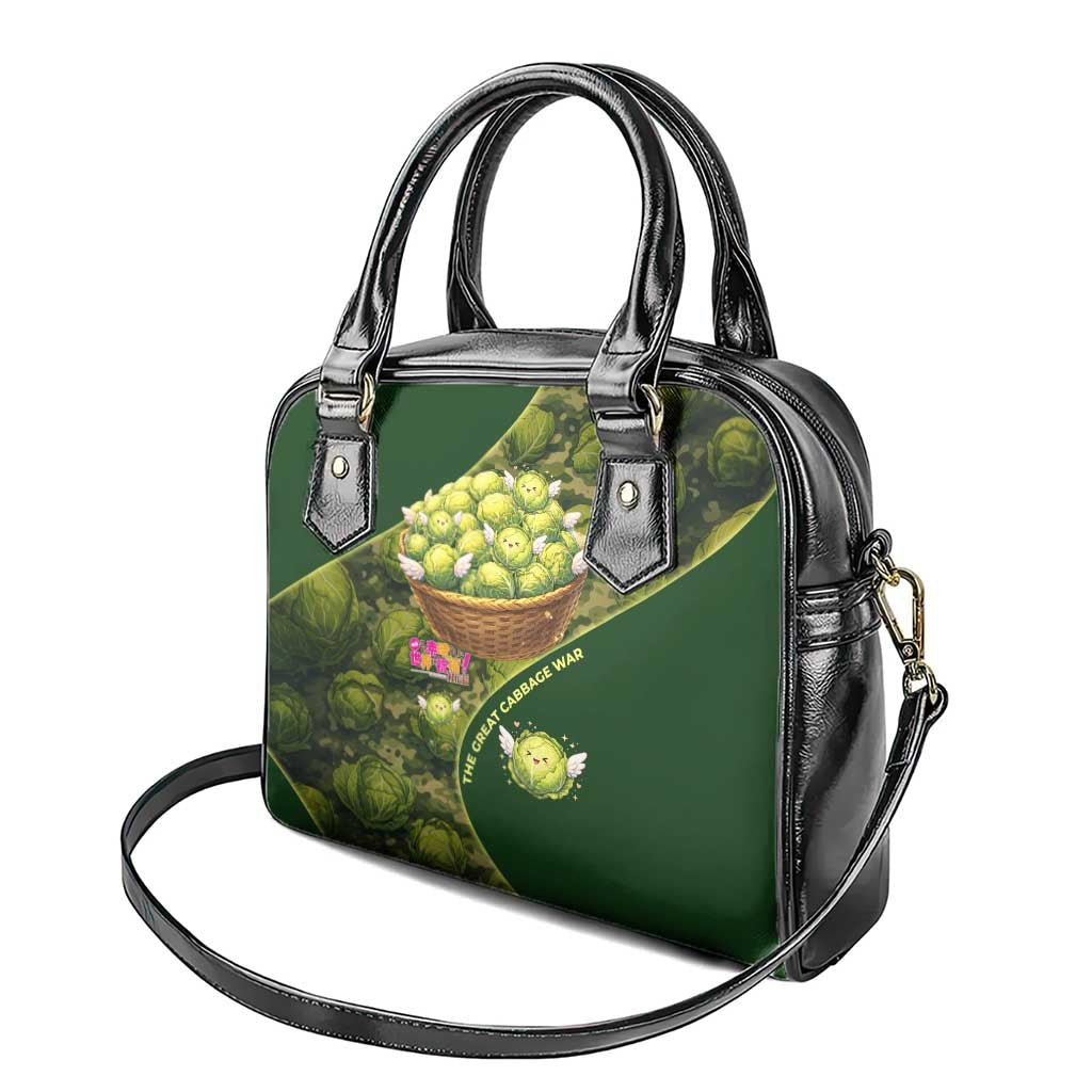 The Great Cabbage War Shoulder Handbag Whimsical Fantasy Game Art Style