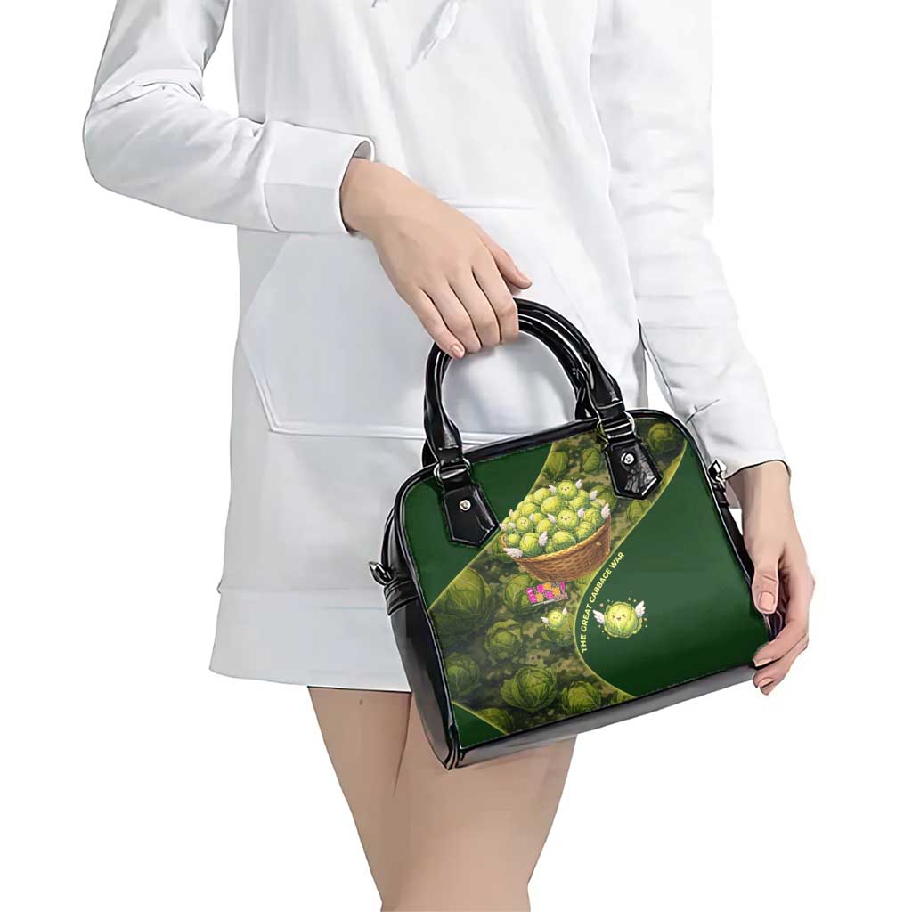 The Great Cabbage War Shoulder Handbag Whimsical Fantasy Game Art Style