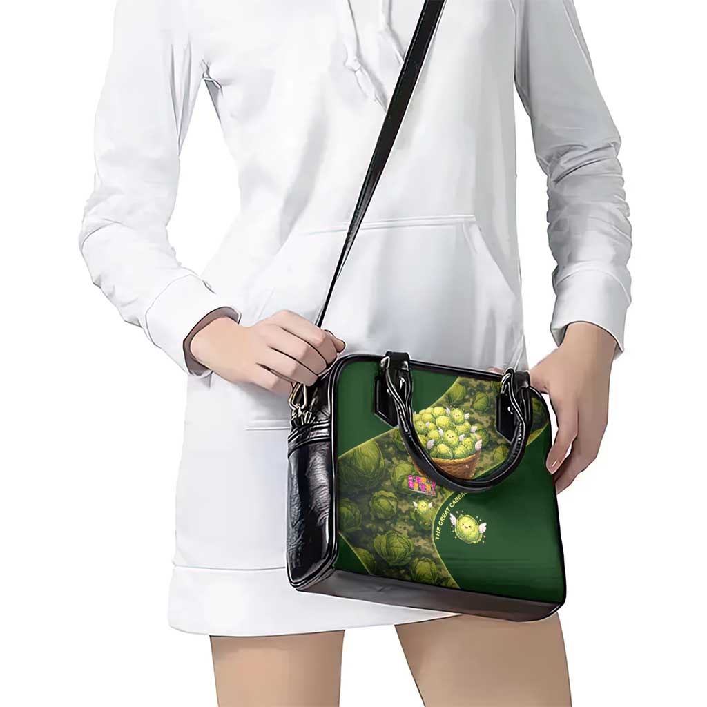 The Great Cabbage War Shoulder Handbag Whimsical Fantasy Game Art Style