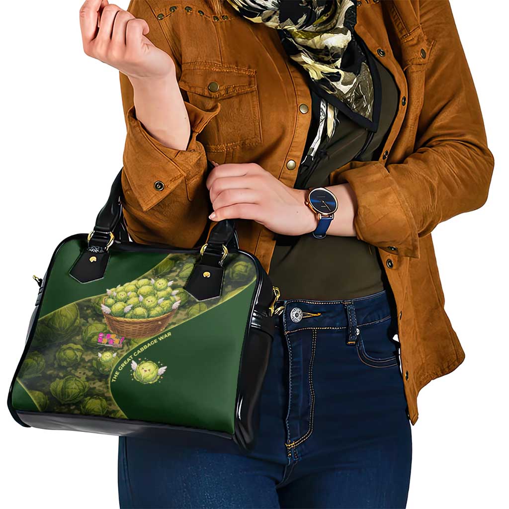 The Great Cabbage War Shoulder Handbag Whimsical Fantasy Game Art Style