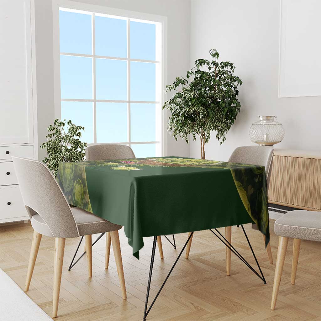 The Great Cabbage War Tablecloth Whimsical Fantasy Game Art Style
