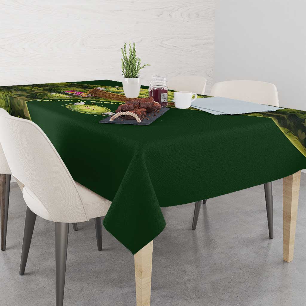 The Great Cabbage War Tablecloth Whimsical Fantasy Game Art Style
