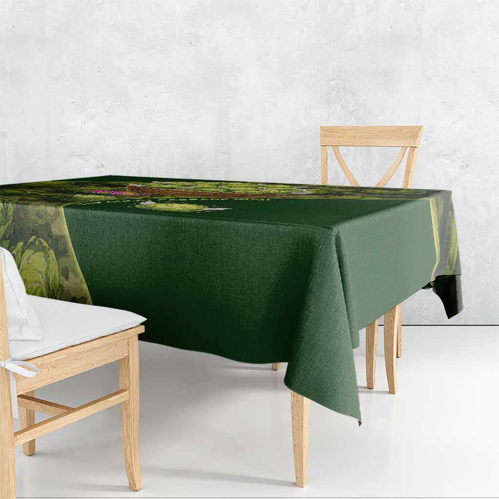 The Great Cabbage War Tablecloth Whimsical Fantasy Game Art Style