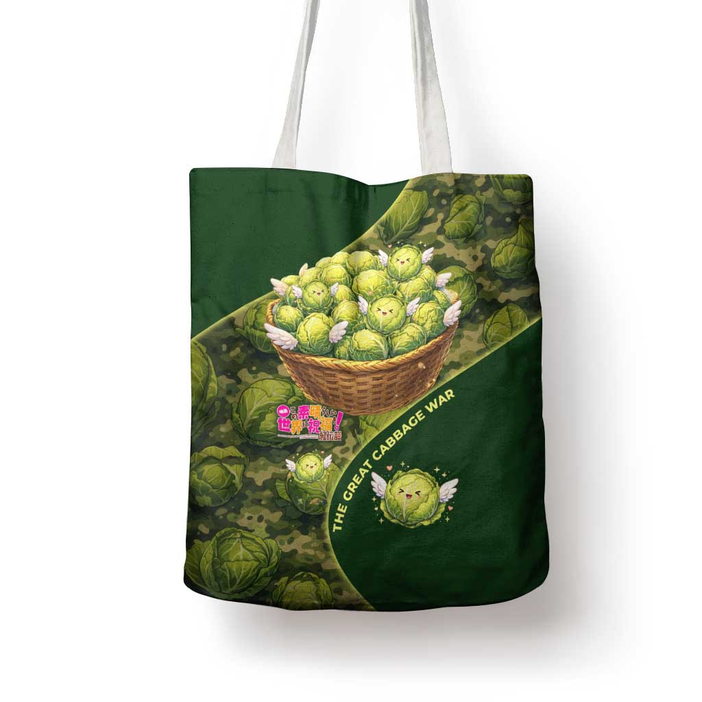 The Great Cabbage War Tote Bag Whimsical Fantasy Game Art Style